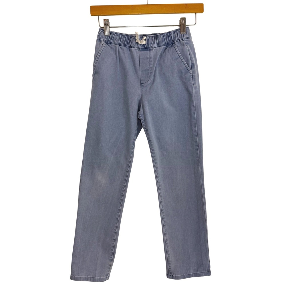 Janie and Jack Chino Jogger‎ Light Blue Elastic Waist Preppy Casual Kids Size 10